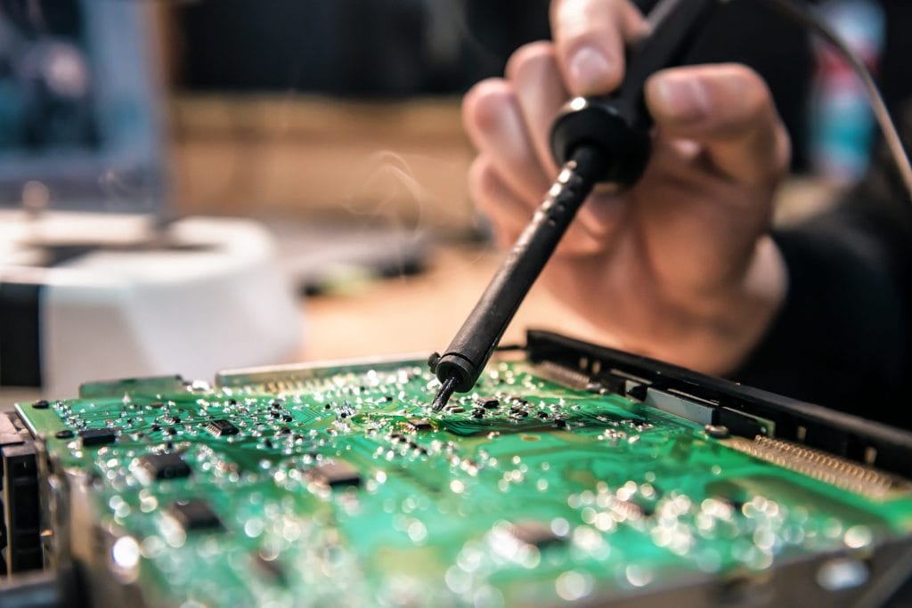 printed circuit board (PCB) in modern industrial controls